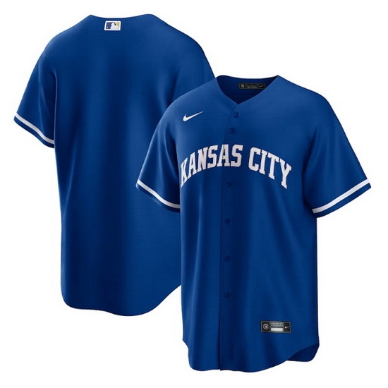 Men Kansas City Royals Blank Royal Cool Base Stitched jersey Men Kansas City Royals Blank Royal Cool Base Stitched jersey
