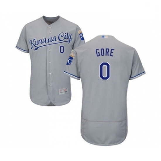 Mens Kansas City Royals 0 Terrance Gore Grey Road Flex Base Authentic Collection Baseball Jersey Mens Kansas City Royals 0 Terrance Gore Grey Road Flex Base Authentic Collection Baseball Jersey