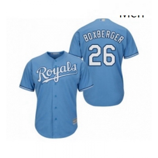 Mens Kansas City Royals 26 Brad Boxberger Replica Light Blue Alternate 1 Cool Base Baseball Jersey Mens Kansas City Royals 26 Brad Boxberger Replica Light Blue Alternate 1 Cool Base Baseball Jersey