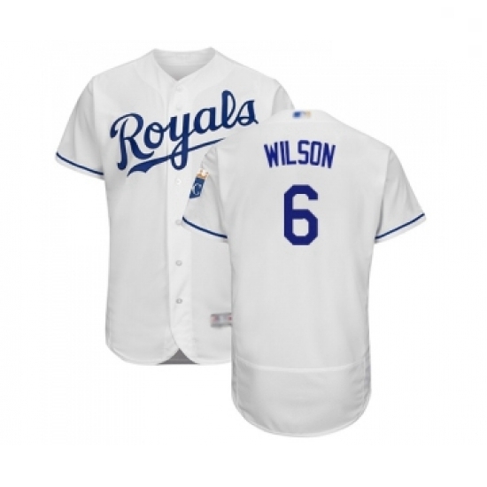 Mens Kansas City Royals 6 Willie Wilson White Flexbase Authentic Collection Baseball Jersey Mens Kansas City Royals 6 Willie Wilson White Flexbase Authentic Collection Baseball Jersey
