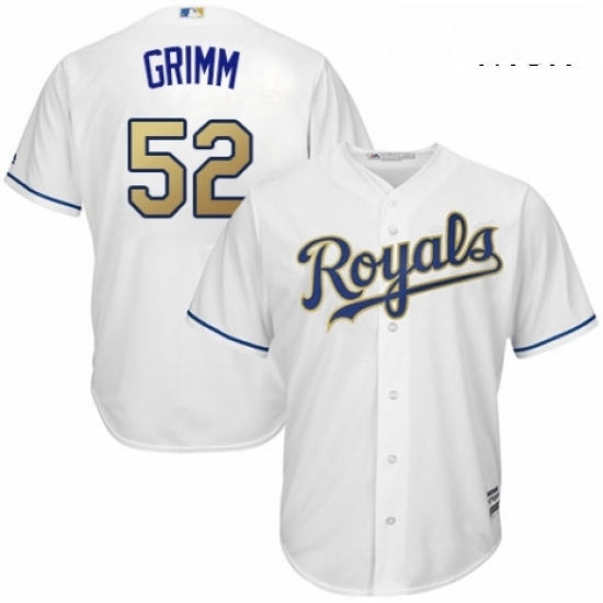 Mens Majestic Kansas City Royals 52 Justin Grimm Replica White Home Cool Base MLB Jersey Mens Majestic Kansas City Royals 52 Justin Grimm Replica White Home Cool Base MLB Jersey