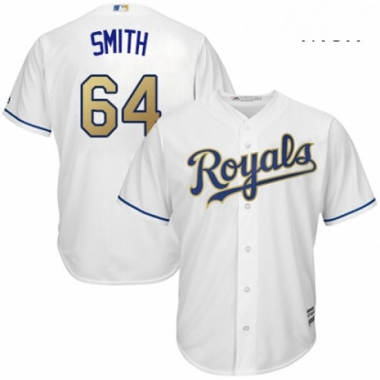 Mens Majestic Kansas City Royals 64 Burch Smith Replica White Home Cool Base MLB Jersey Mens Majestic Kansas City Royals 64 Burch Smith Replica White Home Cool Base MLB Jersey