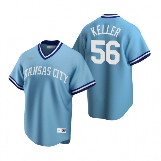 Mens Nike Kansas City Royals 56 Brad Keller Light Blue Cooperstown Collection Road Stitched Baseball Jersey Mens Nike Kansas City Royals 56 Brad Keller Light Blue Cooperstown Collection Road Stitched Baseball Jersey