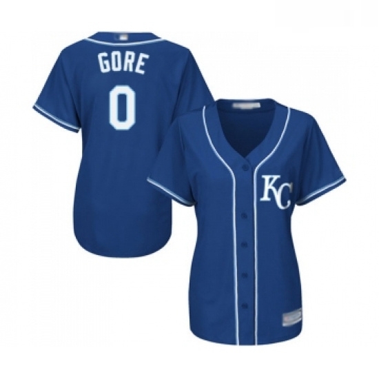Womens Kansas City Royals 0 Terrance Gore Replica Blue Alternate 2 Cool Base Baseball Jersey Womens Kansas City Royals 0 Terrance Gore Replica Blue Alternate 2 Cool Base Baseball Jersey