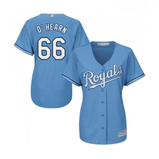 Womens Kansas City Royals 66 Ryan O Hearn Replica Light Blue Alternate 1 Cool Base Baseball Jersey Womens Kansas City Royals 66 Ryan O Hearn Replica Light Blue Alternate 1 Cool Base Baseball Jersey