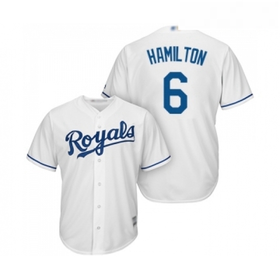 Youth Kansas City Royals 6 Billy Hamilton Replica White Home Cool Base Baseball Jersey Youth Kansas City Royals 6 Billy Hamilton Replica White Home Cool Base Baseball Jersey