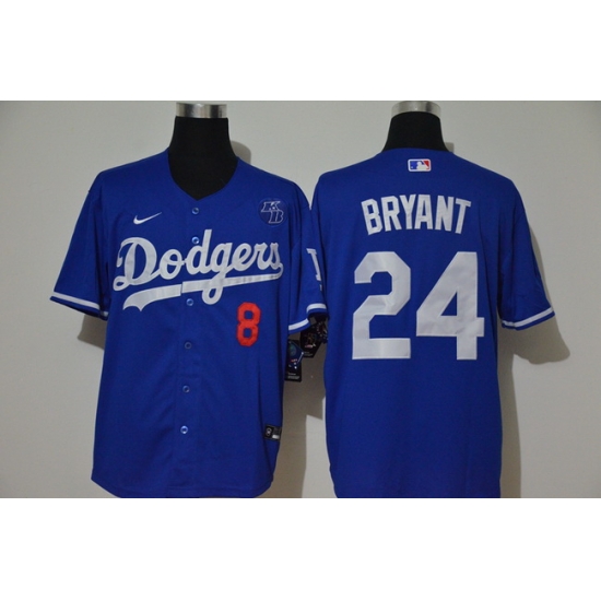 Dodgers 24 Kobe Bryant Royal 2020 Nike KB Cool Base Jerseys Dodgers 24 Kobe Bryant Royal 2020 Nike KB Cool Base Jerseys