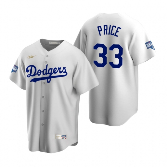 Men Brooklyn Los Angeles Dodgers 33 David Price White 2020 World Series Champions Cooperstown Collection Jersey Men Brooklyn Los Angeles Dodgers 33 David Price White 2020 World Series Champions Cooperstown Collection Jersey