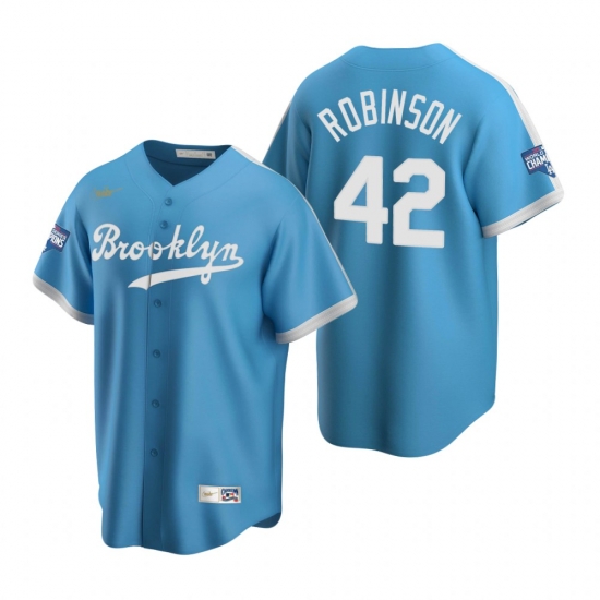 Men Brooklyn Los Angeles Dodgers 42 Jackie Robinson Light Blue 2020 World Series Champions Cooperstown Collection Jersey Men Brooklyn Los Angeles Dodgers 42 Jackie Robinson Light Blue 2020 World Series Champions Cooperstown Collection Jersey