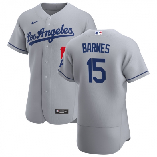 Men Los Angeles Dodgers 15 Austin Barnes Men Nike Gray Road 2020 Flex Base Team MLB Jersey Men Los Angeles Dodgers 15 Austin Barnes Men Nike Gray Road 2020 Flex Base Team MLB Jersey
