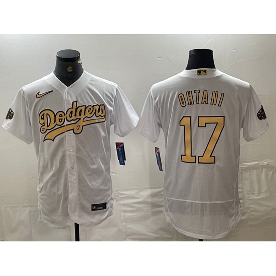 Men Los Angeles Dodgers 17 Shohei Ohtani White 2022 All Star Stitched Flex Base Nike Jersey Men Los Angeles Dodgers 17 Shohei Ohtani White 2022 All Star Stitched Flex Base Nike Jersey