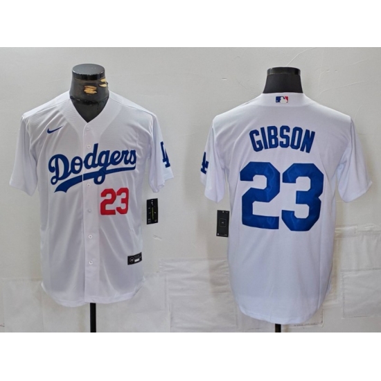 Men Los Angeles Dodgers 23 Kirk Gibson White Cool Base Stitched Baseball Jersey 1 Men Los Angeles Dodgers 23 Kirk Gibson White Cool Base Stitched Baseball Jersey 1