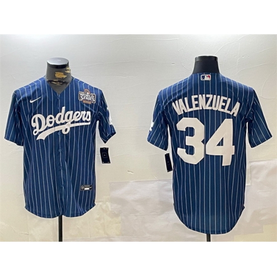 Men Los Angeles Dodgers 34 Toro Valenzuela Royal 2024 World Series Cool Base Stitched Baseball Jersey Men Los Angeles Dodgers 34 Toro Valenzuela Royal 2024 World Series Cool Base Stitched Baseball Jersey
