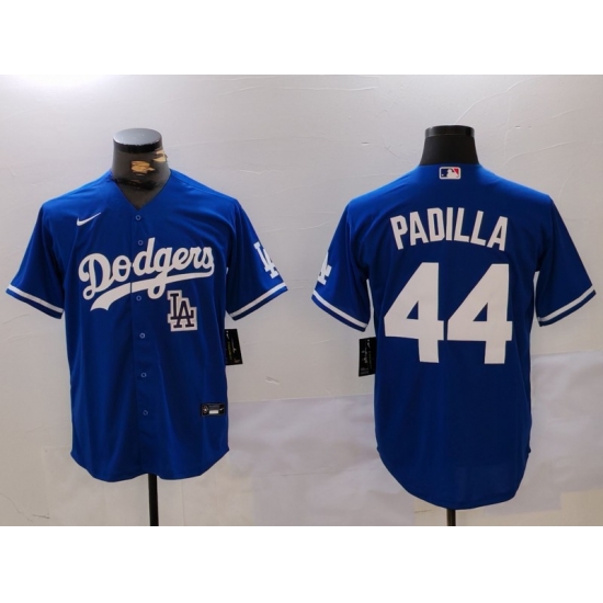 Men Los Angeles Dodgers 44 Vicente Padilla Blue Cool Base Stitched Baseball Jersey 2 Men Los Angeles Dodgers 44 Vicente Padilla Blue Cool Base Stitched Baseball Jersey 2