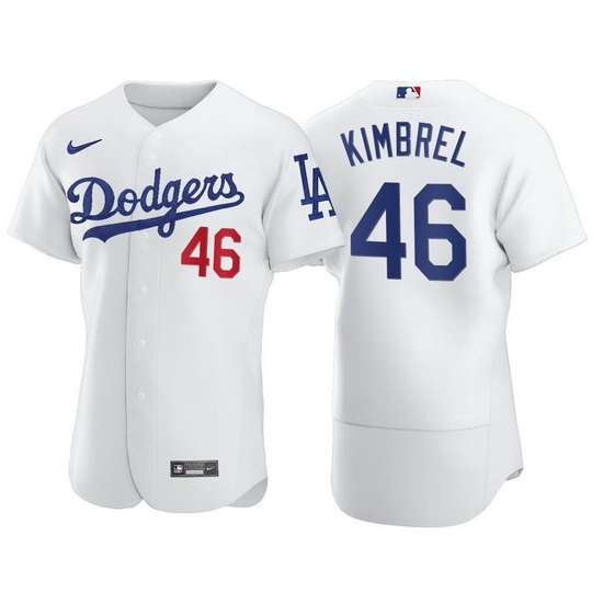 Men Los Angeles Dodgers 46 Craig Kimbrel White Flex Base Stitched jersey Men Los Angeles Dodgers 46 Craig Kimbrel White Flex Base Stitched jersey