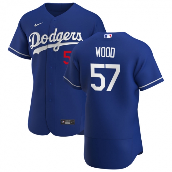 Men Los Angeles Dodgers 57 Alex Wood Men Nike Royal Alternate 2020 Flex Base Player MLB Jersey Men Los Angeles Dodgers 57 Alex Wood Men Nike Royal Alternate 2020 Flex Base Player MLB Jersey