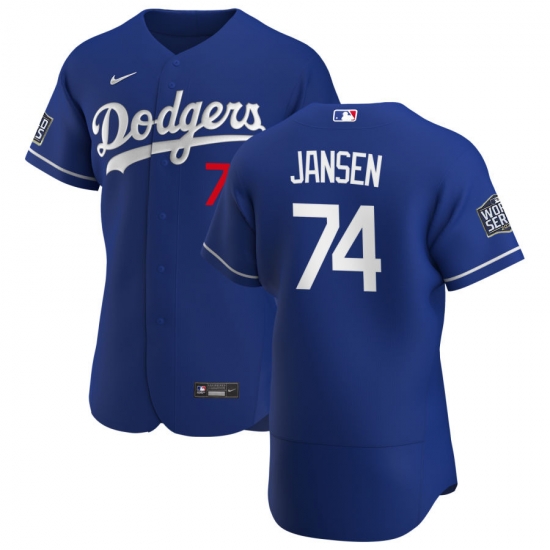 Men Los Angeles Dodgers 74 Kenley Jansen Men Nike Royal Alternate 2020 World Series Bound Flex Base Player MLB Jersey Men Los Angeles Dodgers 74 Kenley Jansen Men Nike Royal Alternate 2020 World Series Bound Flex Base Player MLB Jersey