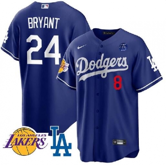 Men Nike Los Angeles Dodgers 8 24 Kobe Bryant Mamba Day Lakers Logo Flex Base Jersey Men Nike Los Angeles Dodgers 8 24 Kobe Bryant Mamba Day Lakers Logo Flex Base Jersey