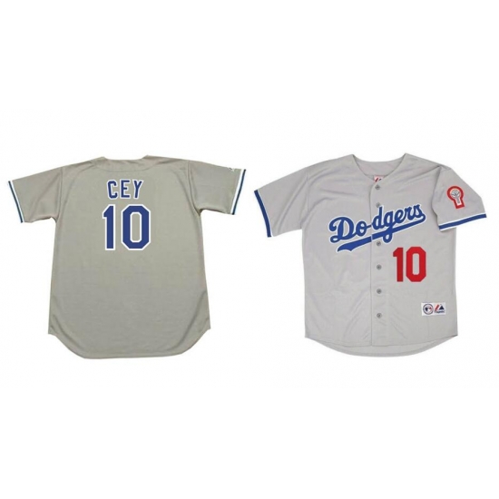 Men Ron Cey 1981 Los Angeles Dodgers Grey Road Jersey Men Ron Cey 1981 Los Angeles Dodgers Grey Road Jersey