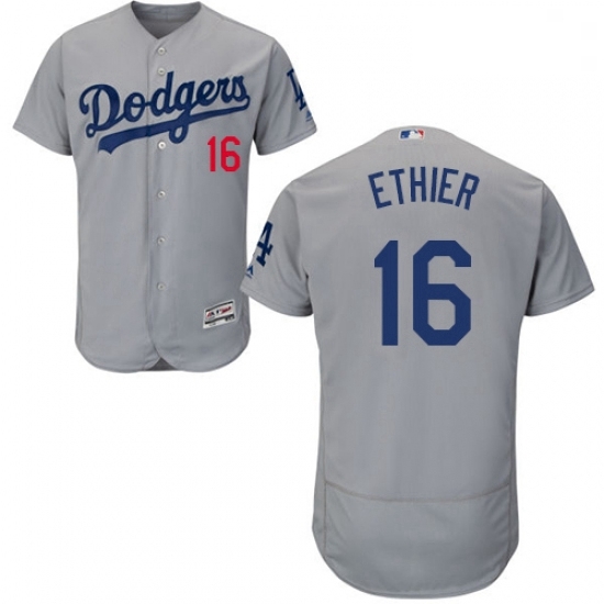 Mens Majestic Los Angeles Dodgers 16 Andre Ethier Gray Alternate Road Flexbase Collection 2018 World Series Jersey Mens Majestic Los Angeles Dodgers 16 Andre Ethier Gray Alternate Road Flexbase Collection 2018 World Series Jersey