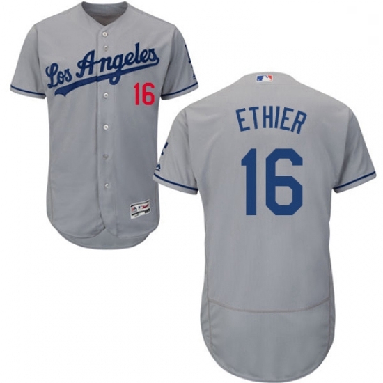 Mens Majestic Los Angeles Dodgers 16 Andre Ethier Grey Flexbase Authentic Collection MLB Jersey Mens Majestic Los Angeles Dodgers 16 Andre Ethier Grey Flexbase Authentic Collection MLB Jersey