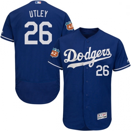 Mens Majestic Los Angeles Dodgers 26 Chase Utley Royal Blue Flexbase Authentic Collection MLB Jersey Mens Majestic Los Angeles Dodgers 26 Chase Utley Royal Blue Flexbase Authentic Collection MLB Jersey