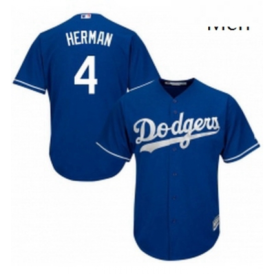 Mens Majestic Los Angeles Dodgers 4 Babe Herman Replica Royal Blue Alternate Cool Base MLB Jersey Mens Majestic Los Angeles Dodgers 4 Babe Herman Replica Royal Blue Alternate Cool Base MLB Jersey