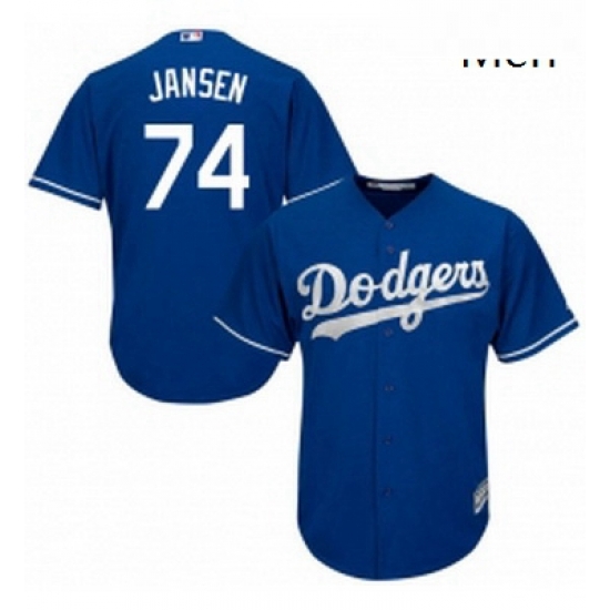 Mens Majestic Los Angeles Dodgers 74 Kenley Jansen Replica Royal Blue Alternate Cool Base MLB Jersey Mens Majestic Los Angeles Dodgers 74 Kenley Jansen Replica Royal Blue Alternate Cool Base MLB Jersey