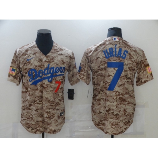 Men's Nike Los Angeles Dodgers #7 Julio Urias Authentic Camo Realtree Collection Jersey Men's Nike Los Angeles Dodgers #7 Julio Urias Authentic Camo Realtree Collection Jersey