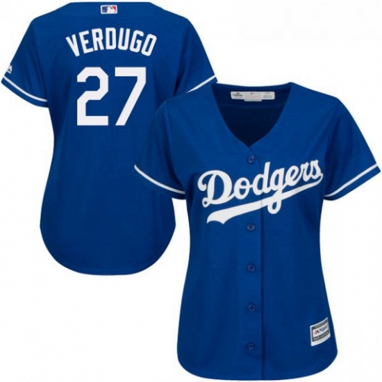 Women Los Angeles Dodgers Alex Verdugo Blue Cool Base Road Player MLB Jersey Women Los Angeles Dodgers Alex Verdugo Blue Cool Base Road Player MLB Jersey