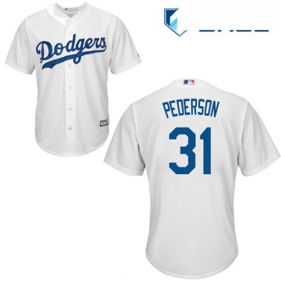 Womens Majestic Los Angeles Dodgers 31 Joc Pederson Replica White Home Cool Base MLB Jersey Womens Majestic Los Angeles Dodgers 31 Joc Pederson Replica White Home Cool Base MLB Jersey