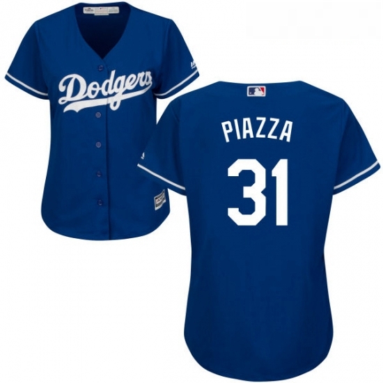 Womens Majestic Los Angeles Dodgers 31 Mike Piazza Authentic Royal Blue Alternate Cool Base MLB Jersey Womens Majestic Los Angeles Dodgers 31 Mike Piazza Authentic Royal Blue Alternate Cool Base MLB Jersey