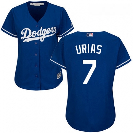 Womens Majestic Los Angeles Dodgers 7 Julio Urias Replica Royal Blue Alternate Cool Base MLB Jersey Womens Majestic Los Angeles Dodgers 7 Julio Urias Replica Royal Blue Alternate Cool Base MLB Jersey
