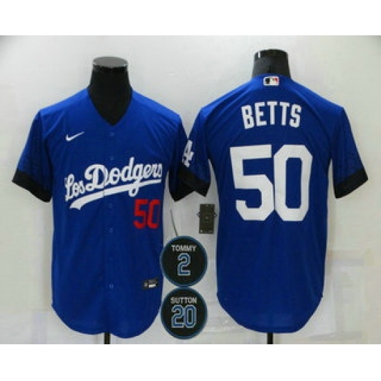 Toddler Los Angeles Dodgers 50 Mookie Betts Blue 2 20 Patch City Connect Number Cool Base Stitched Jersey Toddler Los Angeles Dodgers 50 Mookie Betts Blue 2 20 Patch City Connect Number Cool Base Stitched Jersey