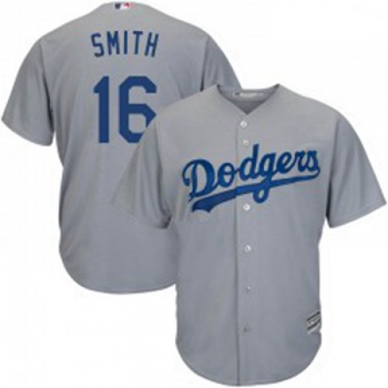 Will Smith Youth Los Angeles Dodgers Gray Replica Cool Base Road Jersey Majestic Will Smith Youth Los Angeles Dodgers Gray Replica Cool Base Road Jersey Majestic