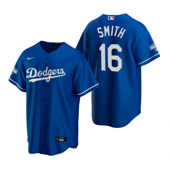 Youth Los Angeles Dodgers 16 Will Smith Royal 2020 World Series Champions Replica Jersey Youth Los Angeles Dodgers 16 Will Smith Royal 2020 World Series Champions Replica Jersey