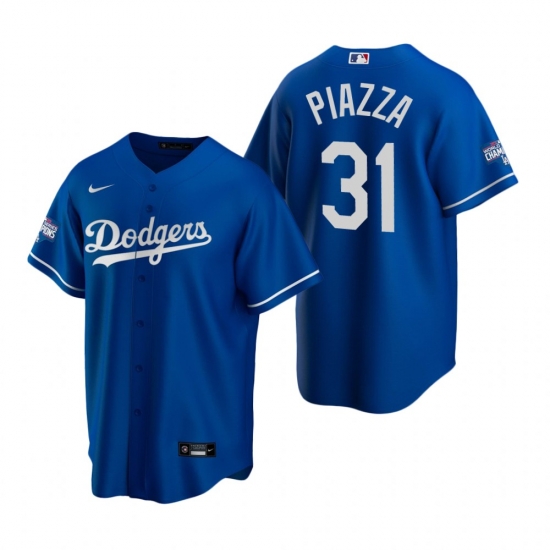 Youth Los Angeles Dodgers 31 Mike Piazza Royal 2020 World Series Champions Replica Jersey Youth Los Angeles Dodgers 31 Mike Piazza Royal 2020 World Series Champions Replica Jersey