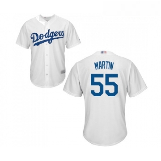 Youth Los Angeles Dodgers 55 Russell Martin Authentic White Home Cool Base Baseball Jersey Youth Los Angeles Dodgers 55 Russell Martin Authentic White Home Cool Base Baseball Jersey