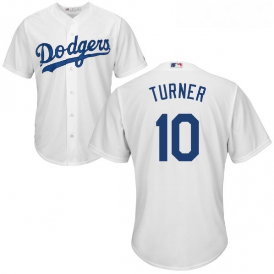 Youth Majestic Los Angeles Dodgers 10 Justin Turner Authentic White Home Cool Base MLB Jersey Youth Majestic Los Angeles Dodgers 10 Justin Turner Authentic White Home Cool Base MLB Jersey