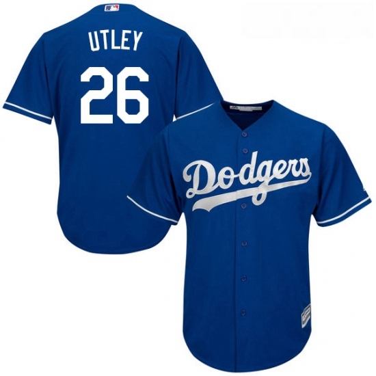 Youth Majestic Los Angeles Dodgers 26 Chase Utley Authentic Royal Blue Alternate Cool Base MLB Jersey Youth Majestic Los Angeles Dodgers 26 Chase Utley Authentic Royal Blue Alternate Cool Base MLB Jersey