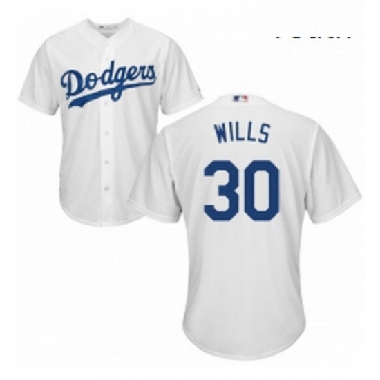 Youth Majestic Los Angeles Dodgers 30 Maury Wills Authentic White Home Cool Base MLB Jersey Youth Majestic Los Angeles Dodgers 30 Maury Wills Authentic White Home Cool Base MLB Jersey