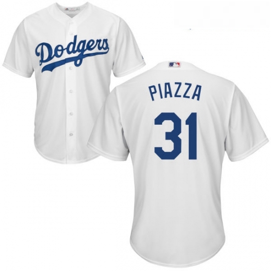 Youth Majestic Los Angeles Dodgers 31 Mike Piazza Replica White Home Cool Base MLB Jersey Youth Majestic Los Angeles Dodgers 31 Mike Piazza Replica White Home Cool Base MLB Jersey