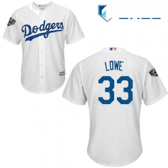 Youth Majestic Los Angeles Dodgers 33 Mark Lowe Authentic White Home Cool Base 2018 World Series MLB Jersey Youth Majestic Los Angeles Dodgers 33 Mark Lowe Authentic White Home Cool Base 2018 World Series MLB Jersey