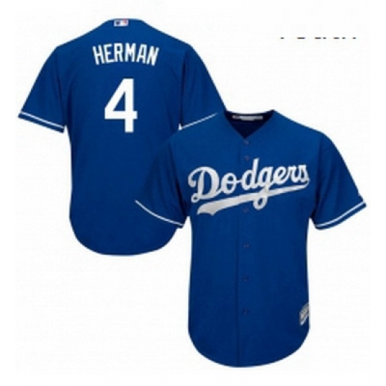 Youth Majestic Los Angeles Dodgers 4 Babe Herman Replica Royal Blue Alternate Cool Base MLB Jersey Youth Majestic Los Angeles Dodgers 4 Babe Herman Replica Royal Blue Alternate Cool Base MLB Jersey
