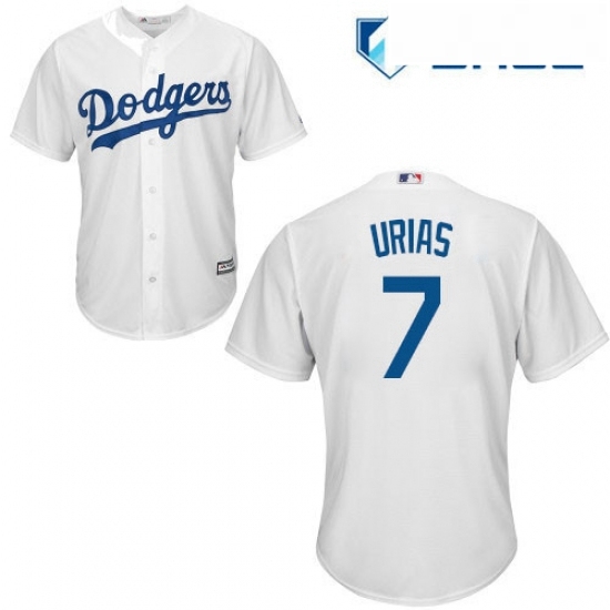 Youth Majestic Los Angeles Dodgers 7 Julio Urias Authentic White Home Cool Base MLB Jersey Youth Majestic Los Angeles Dodgers 7 Julio Urias Authentic White Home Cool Base MLB Jersey