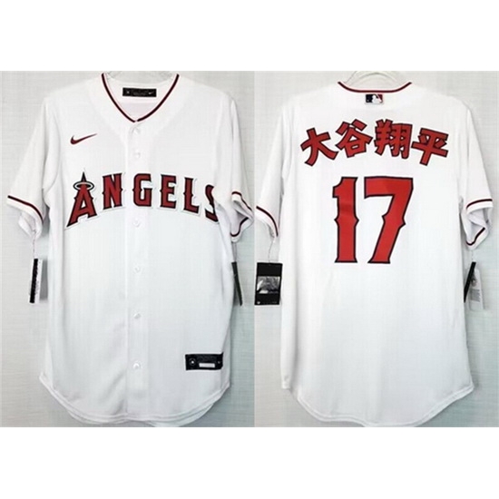 Men Los Angeles Angels 17 u5927 u8C37 u7FD4 u5E73 White Cool Base Stitched Jersey Men Los Angeles Angels 17 u5927 u8C37 u7FD4 u5E73 White Cool Base Stitched Jersey