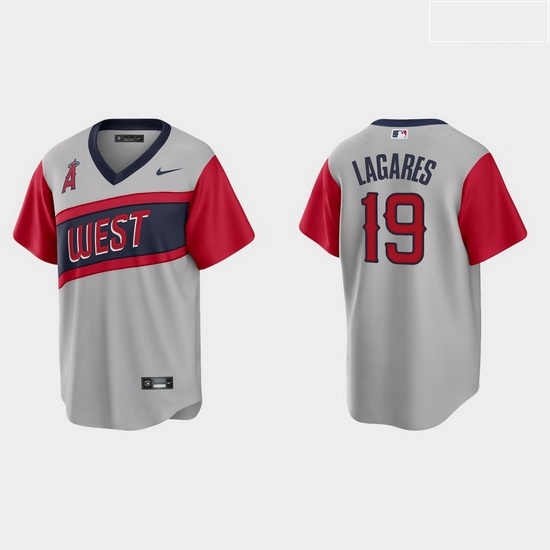 Men Los Angeles Angels 19 Juan Lagares Men Nike Gray 2021 Little League Classic Game MLB Jersey Men Los Angeles Angels 19 Juan Lagares Men Nike Gray 2021 Little League Classic Game MLB Jersey