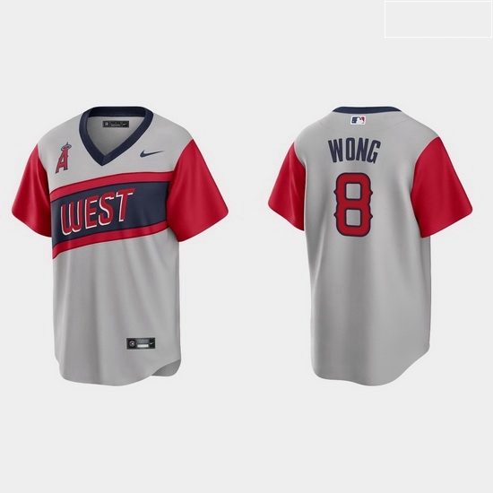 Men Los Angeles Angels 8 Kean Wong Men Nike Gray 2021 Little League Classic Game MLB Jersey Men Los Angeles Angels 8 Kean Wong Men Nike Gray 2021 Little League Classic Game MLB Jersey
