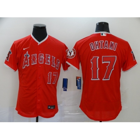 Men Nike Los Angeles Angels 17 Shohei Ohtani Red Elite Home Stitched Baseball Jersey Men Nike Los Angeles Angels 17 Shohei Ohtani Red Elite Home Stitched Baseball Jersey