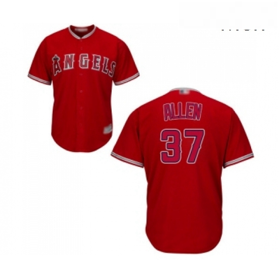 Mens Los Angeles Angels of Anaheim 37 Cody Allen Replica Red Alternate Cool Base Baseball Jersey Mens Los Angeles Angels of Anaheim 37 Cody Allen Replica Red Alternate Cool Base Baseball Jersey